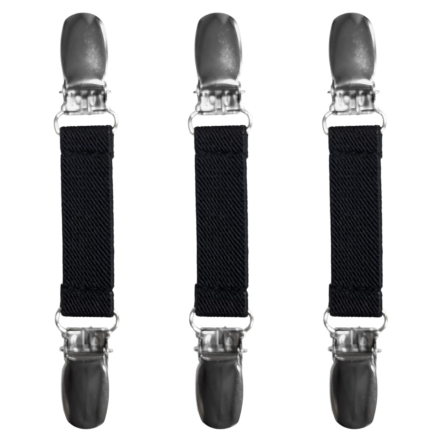 Glove Clips (3-Pack) (Black, 5/8 inch)