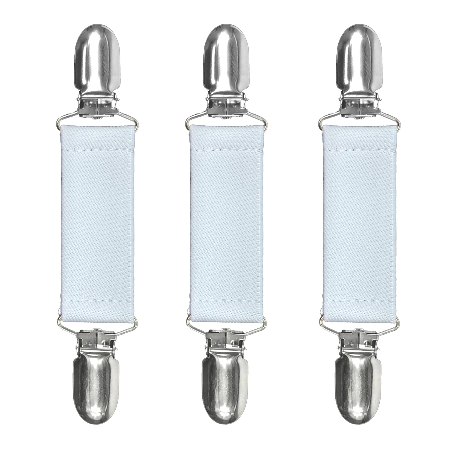 Glove Clips (3-Pack) (White, 1 inch)