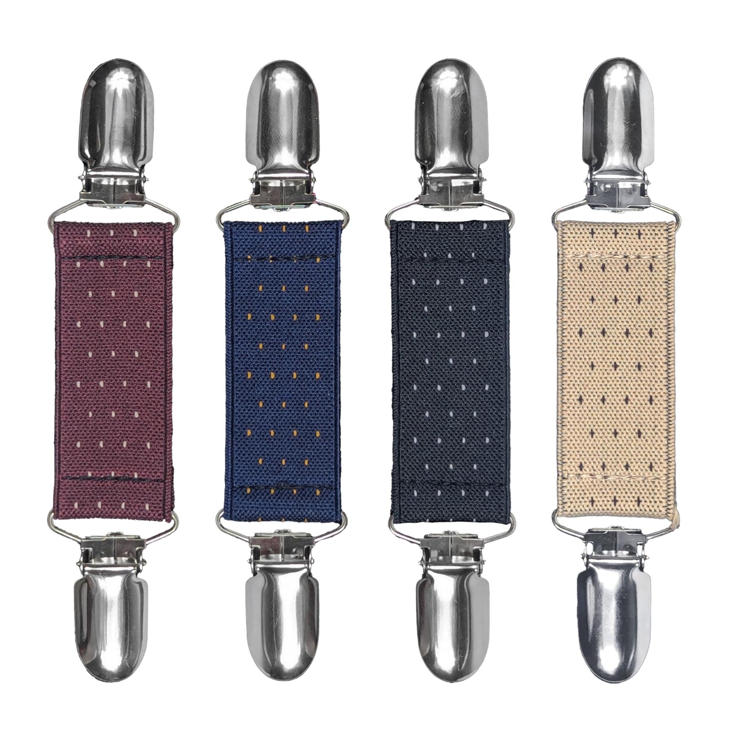 Glove Clips (4-Pack) (Small Polka Dots Speckled-4pcs, 1 inch)