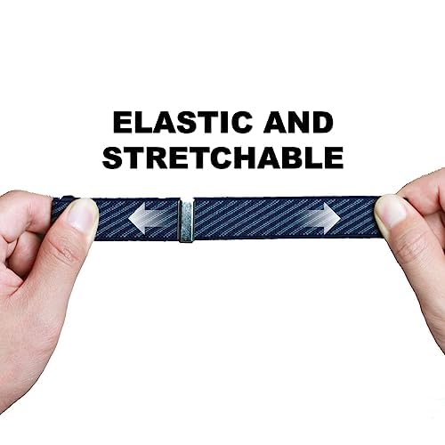 Classic Sleeve Garters (Brown Grain Pattern, 3/4 inch)