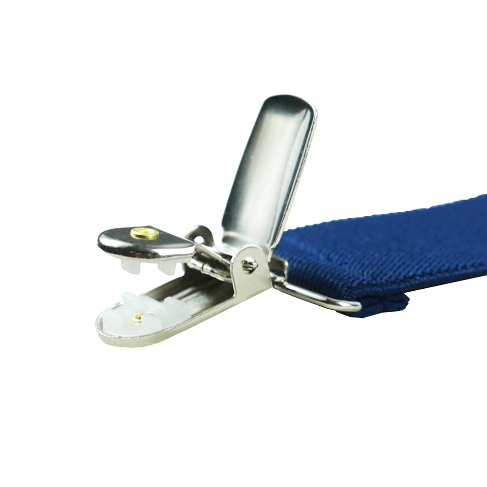 X-Back Suspenders 1¼" (black white black)
