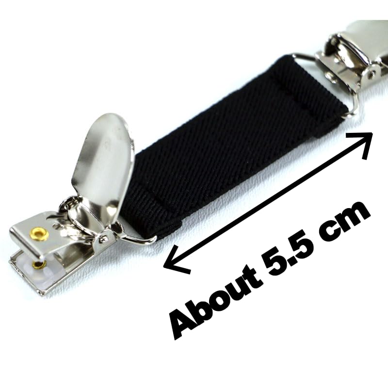Glove Clips (3-Pack) (Glitter Silver, 3/4 inch)