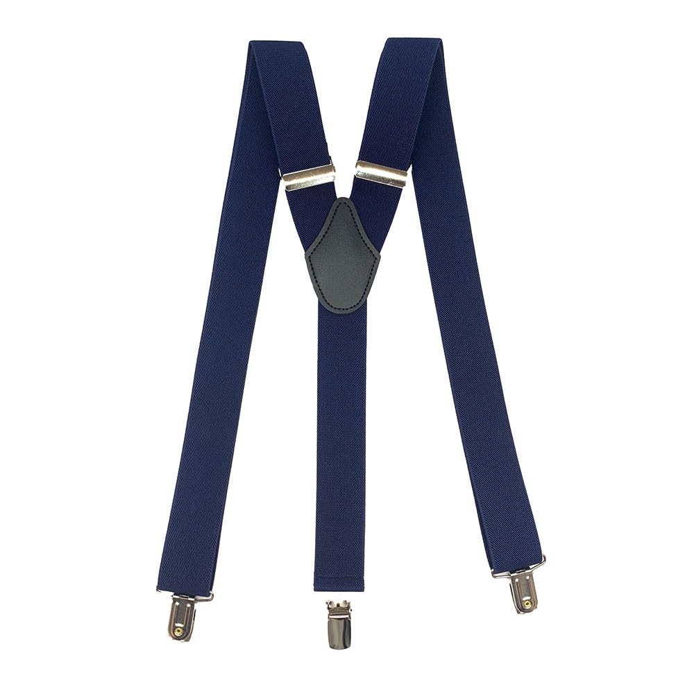 Y-Back Suspenders 1¼" (Dark blue)