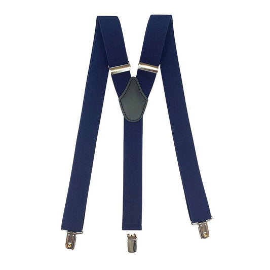 Y-Back Suspenders 1¼" (Dark blue)