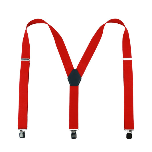 Y-Back Suspenders 1½" (Red)
