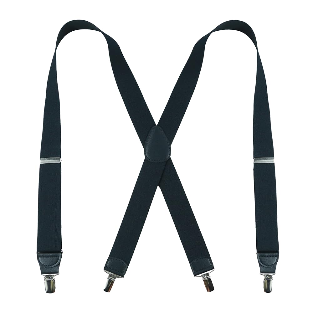 X-Back Suspenders 1½" (Black)