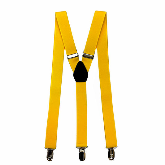 Y-Back Suspenders 1" (Yellow)