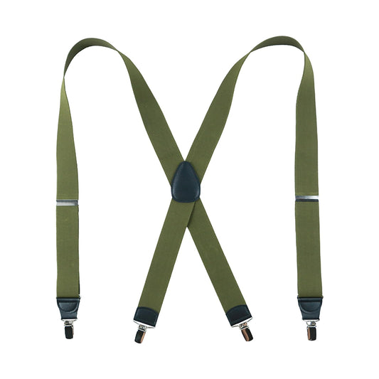X-Back Suspenders 1½" (Army Green)