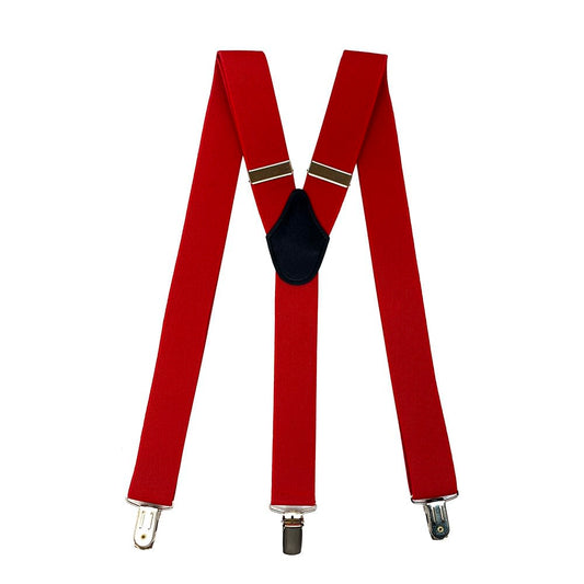 Y-Back Suspenders 1¼" (Red)