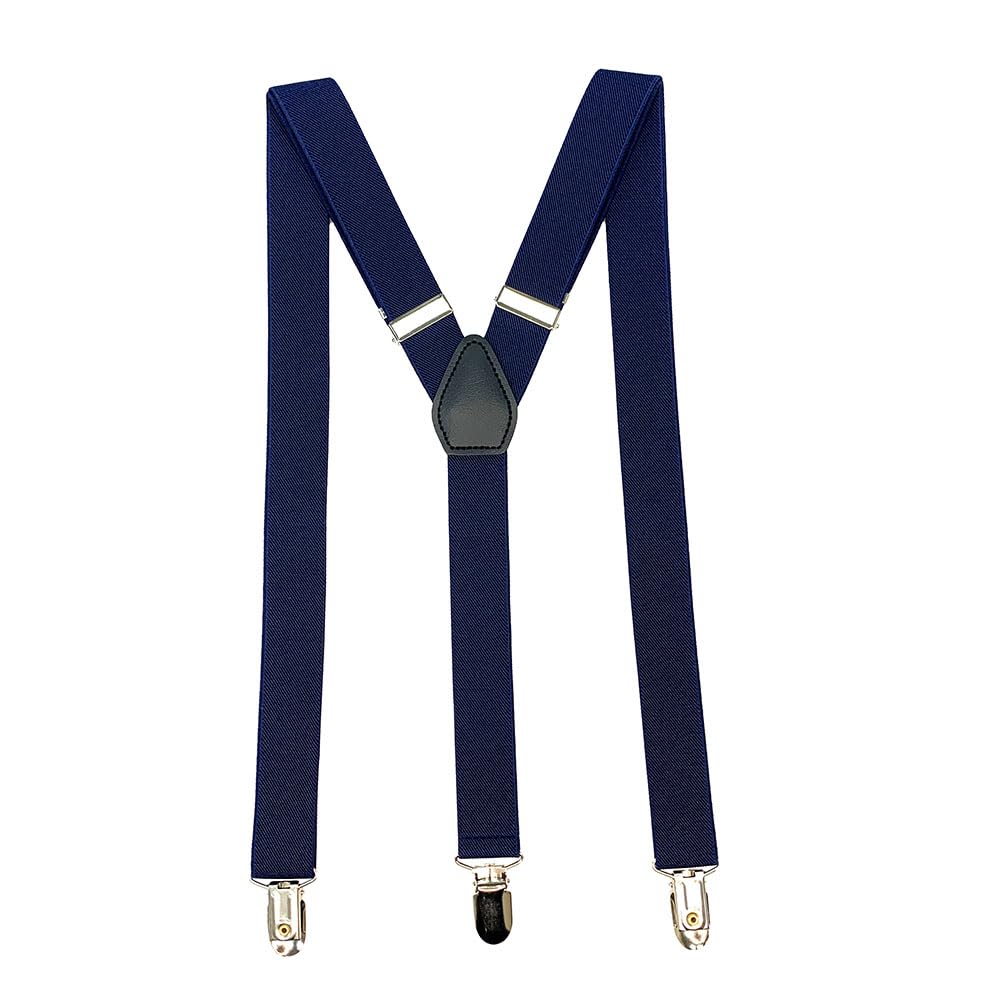 Y-Back Suspenders 1" (Dark blue)