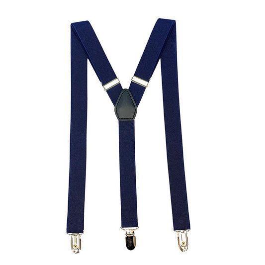 Y-Back Suspenders 1" (Dark blue)