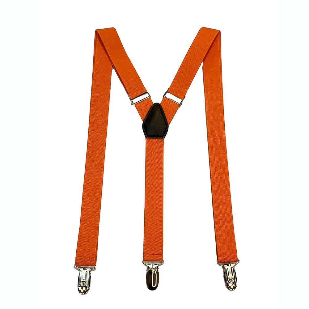 Y-Back Suspenders 1" (Orange)