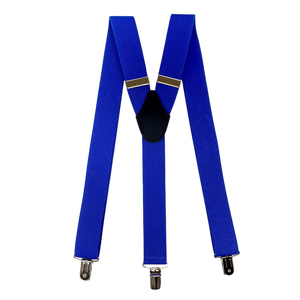Y-Back Suspenders 1¼" (Blue)