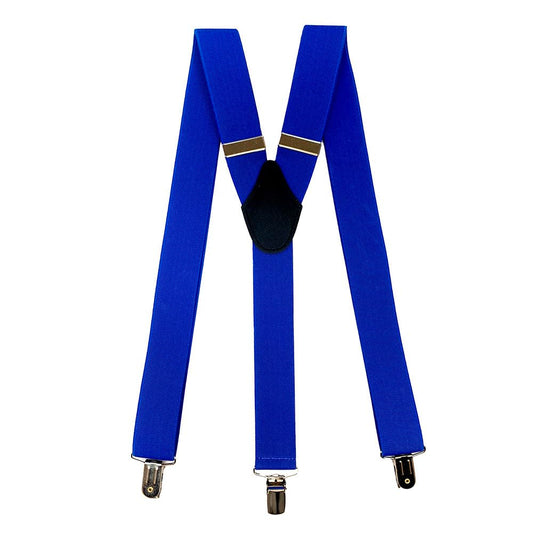 Y-Back Suspenders 1¼" (Blue)