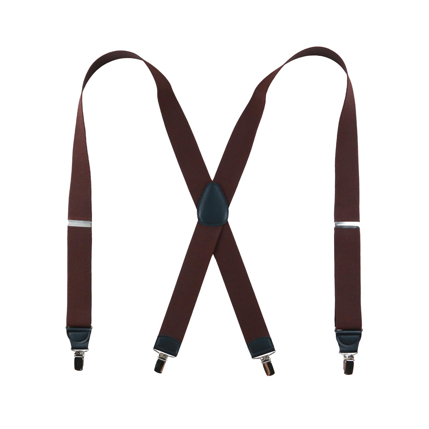 X-Back Suspenders 1½" (Brown)