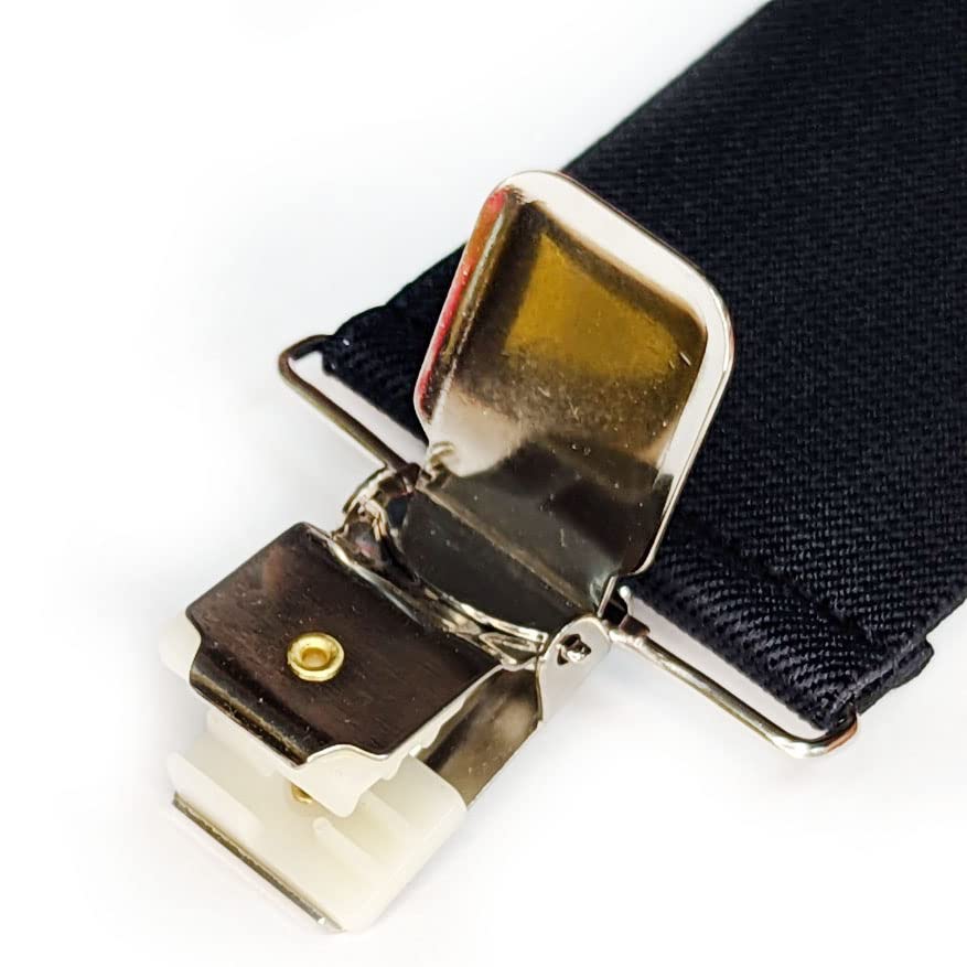 Heavy Duty X-Back Suspenders 2" (Black)