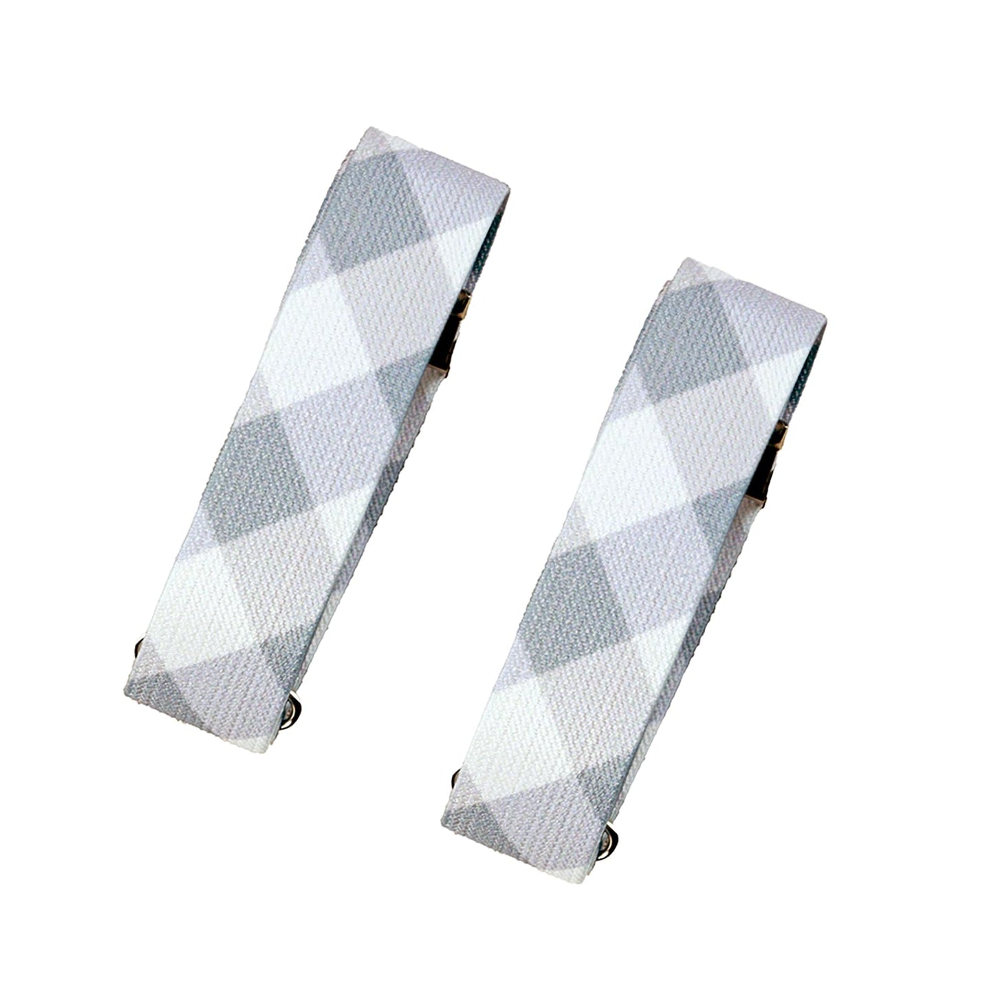 Classic Sleeve Garters (Tartan Gray, 1 inch)