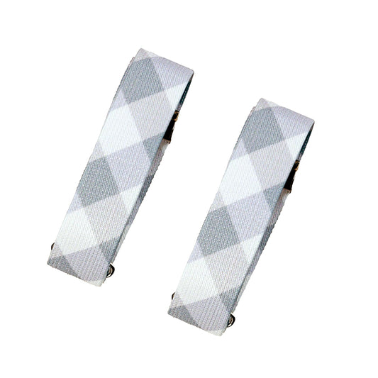 Classic Sleeve Garters (Tartan Gray, 1 inch)