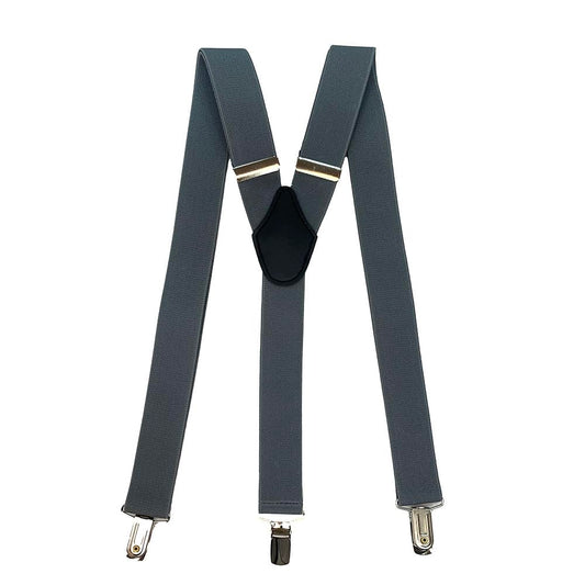 Y-Back Suspenders 1¼" (Gray)