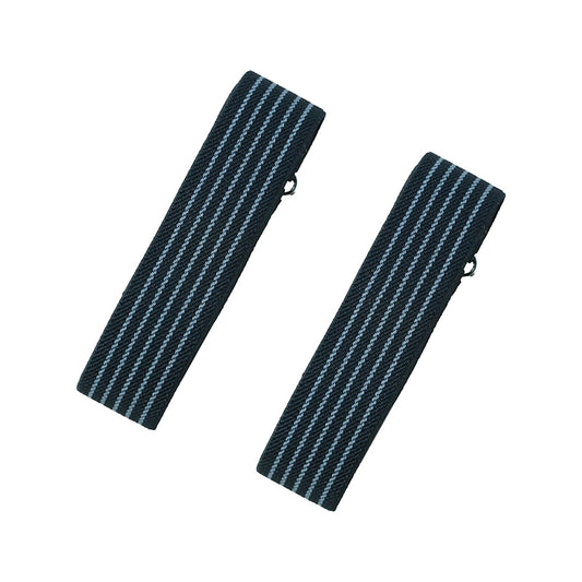 Classic Sleeve Garters (Black Five Gray, 1 inch)