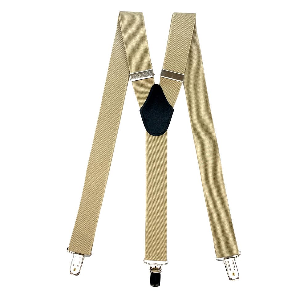 Y-Back Suspenders 1¼" (Khaki)
