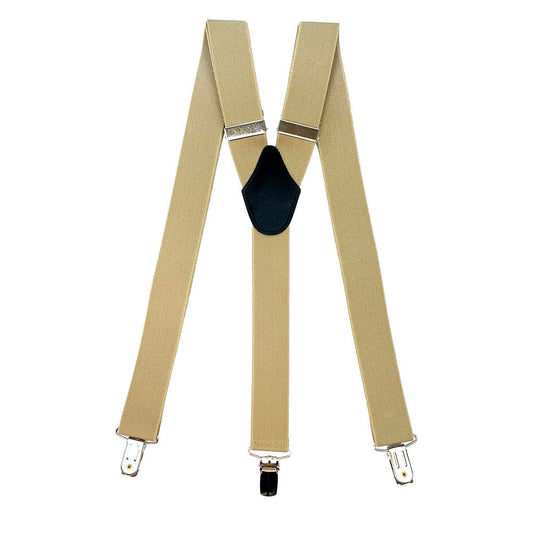 Y-Back Suspenders 1¼" (Khaki)