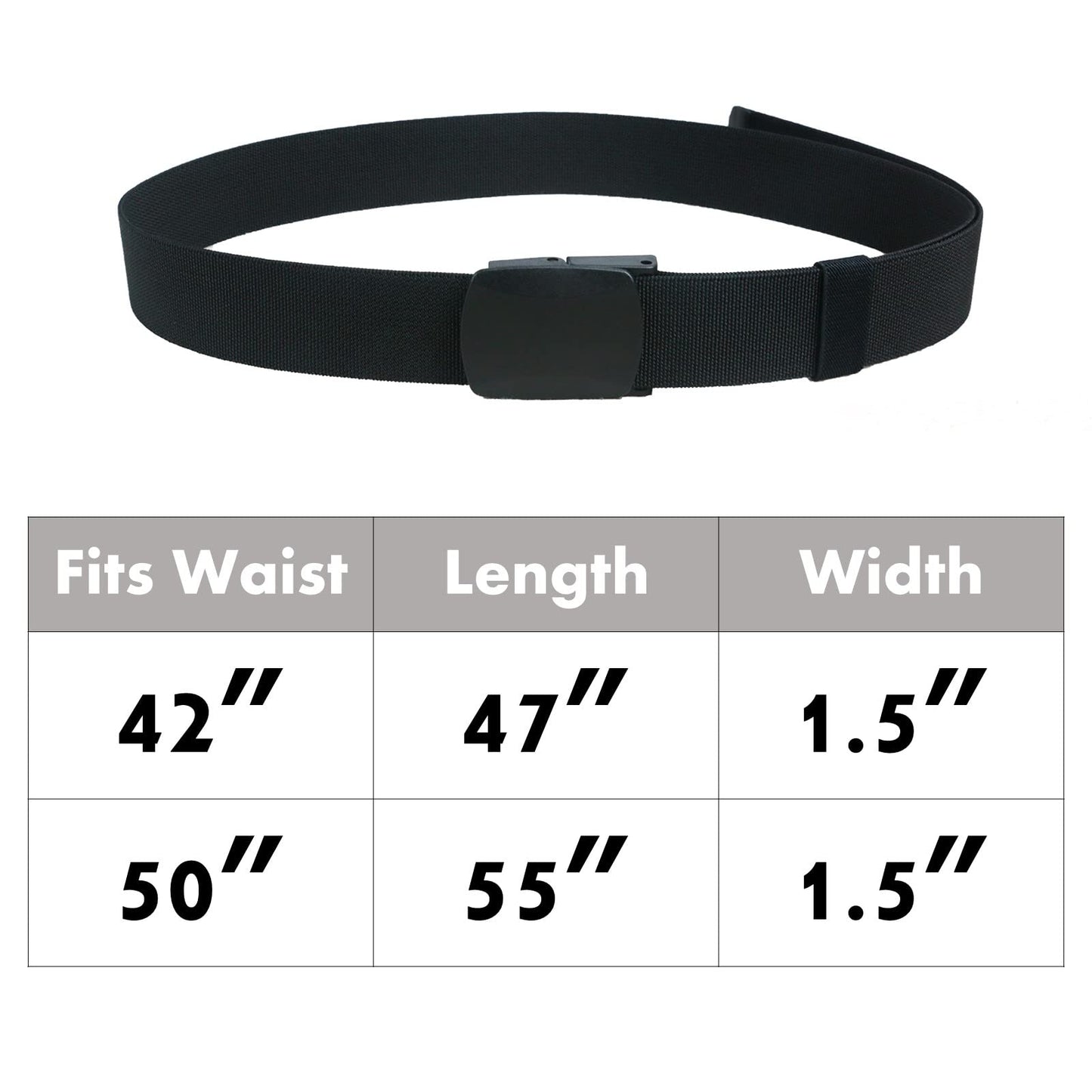 Military Tactical Belt (40 inch, Blue Red White Stripe)