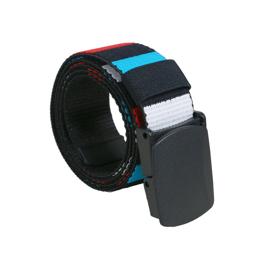Military Tactical Belt (40 inch, Blue Red White Stripe)