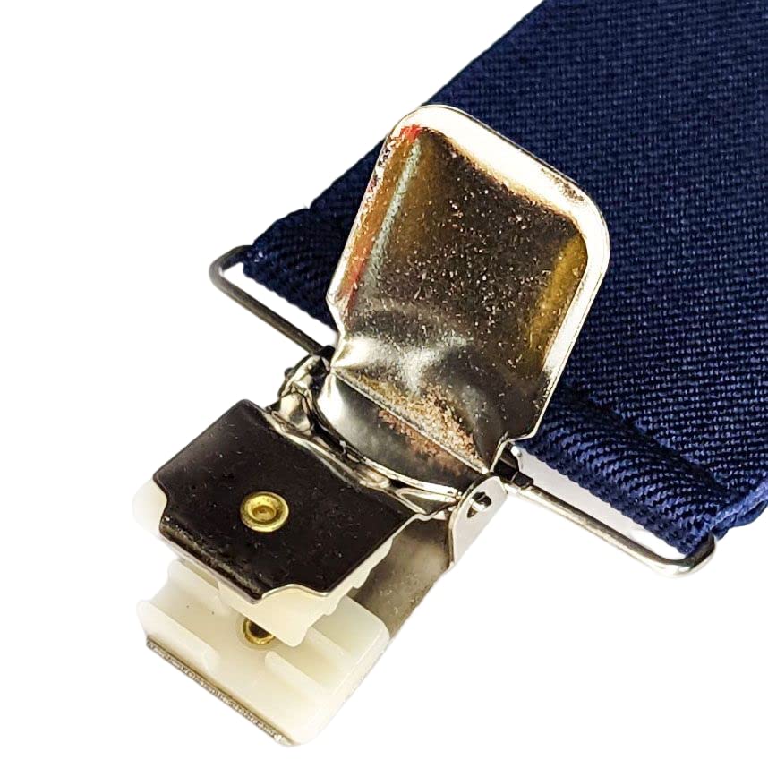 Heavy Duty X-Back Suspenders 2" (Navy)