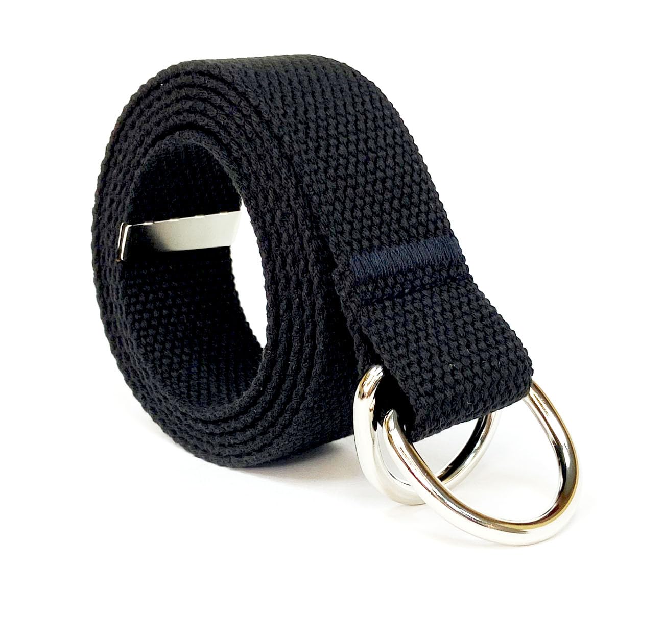 Canvas D-Ring Belt 1¼" (Black)