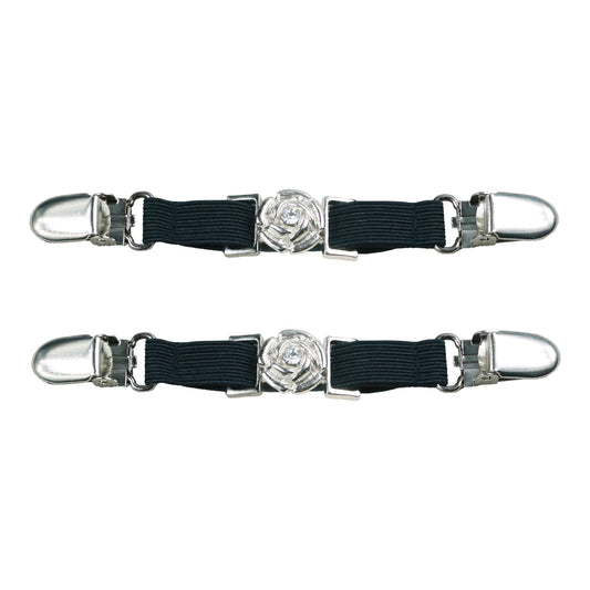 Rhinestone Sweater Clips (2, Rose, Small Clips)