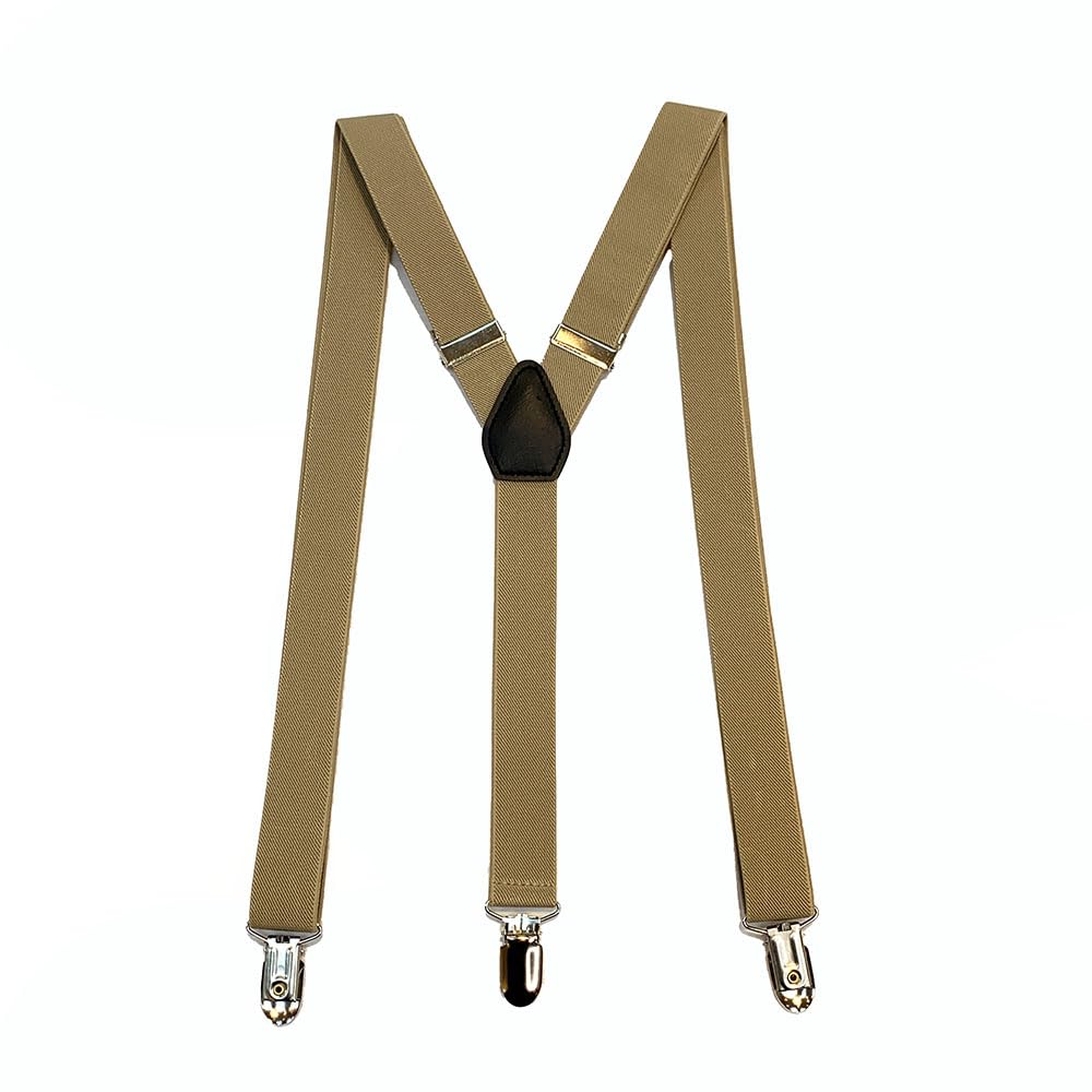 Y-Back Suspenders 1" (Khaki)