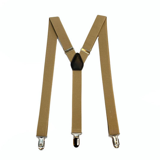 Y-Back Suspenders 1" (Khaki)