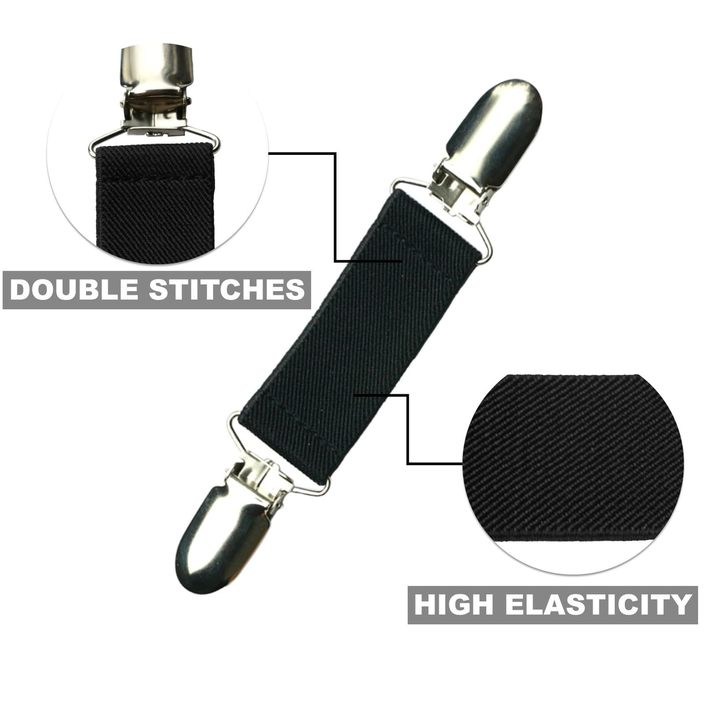 Glove Clips (4-Pack) (Polka Dot-4pcs, 3/4 inch)