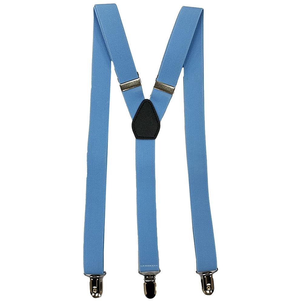 Y-Back Suspenders 1" (Blue)