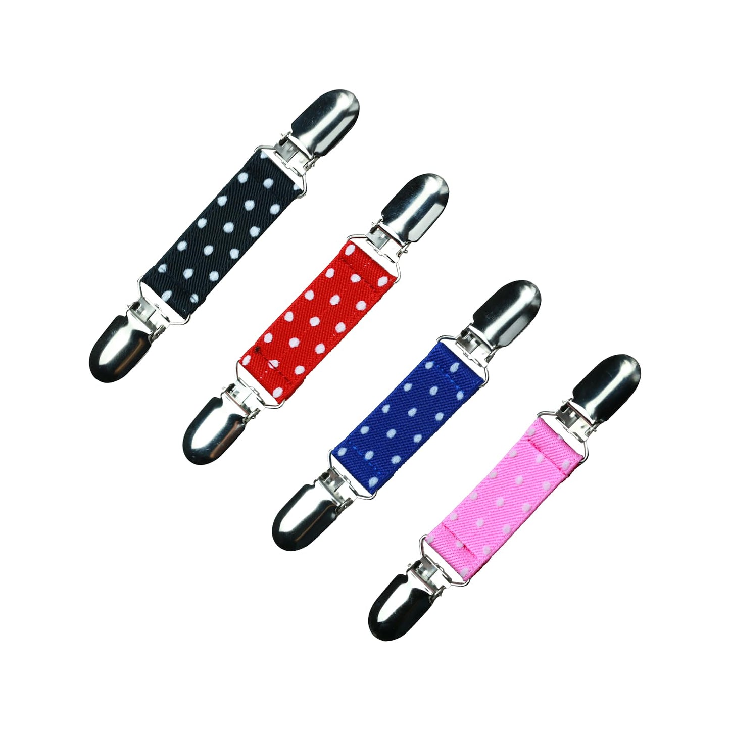 Glove Clips (4-Pack) (Polka Dot-4pcs, 3/4 inch)