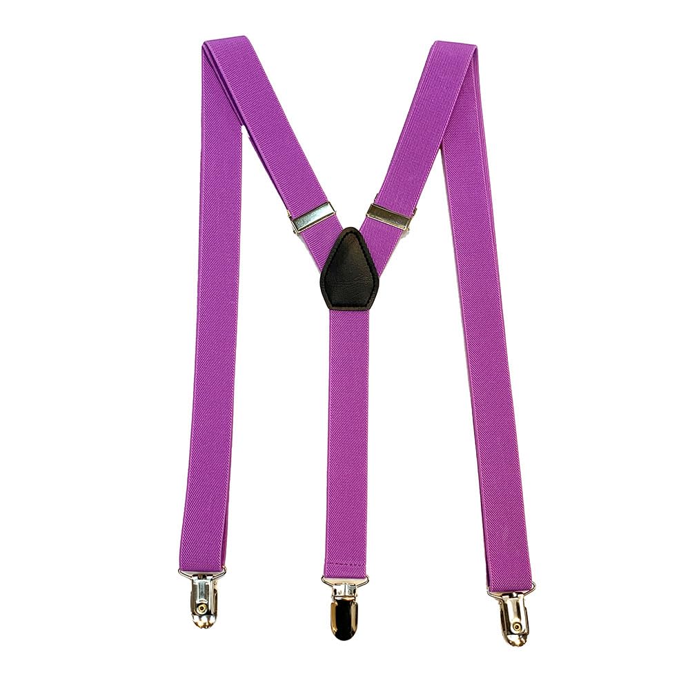 Y-Back Suspenders 1" (purple)