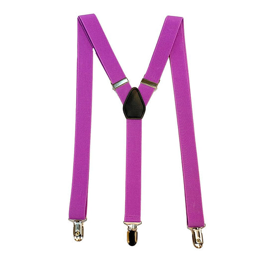 Y-Back Suspenders 1" (purple)