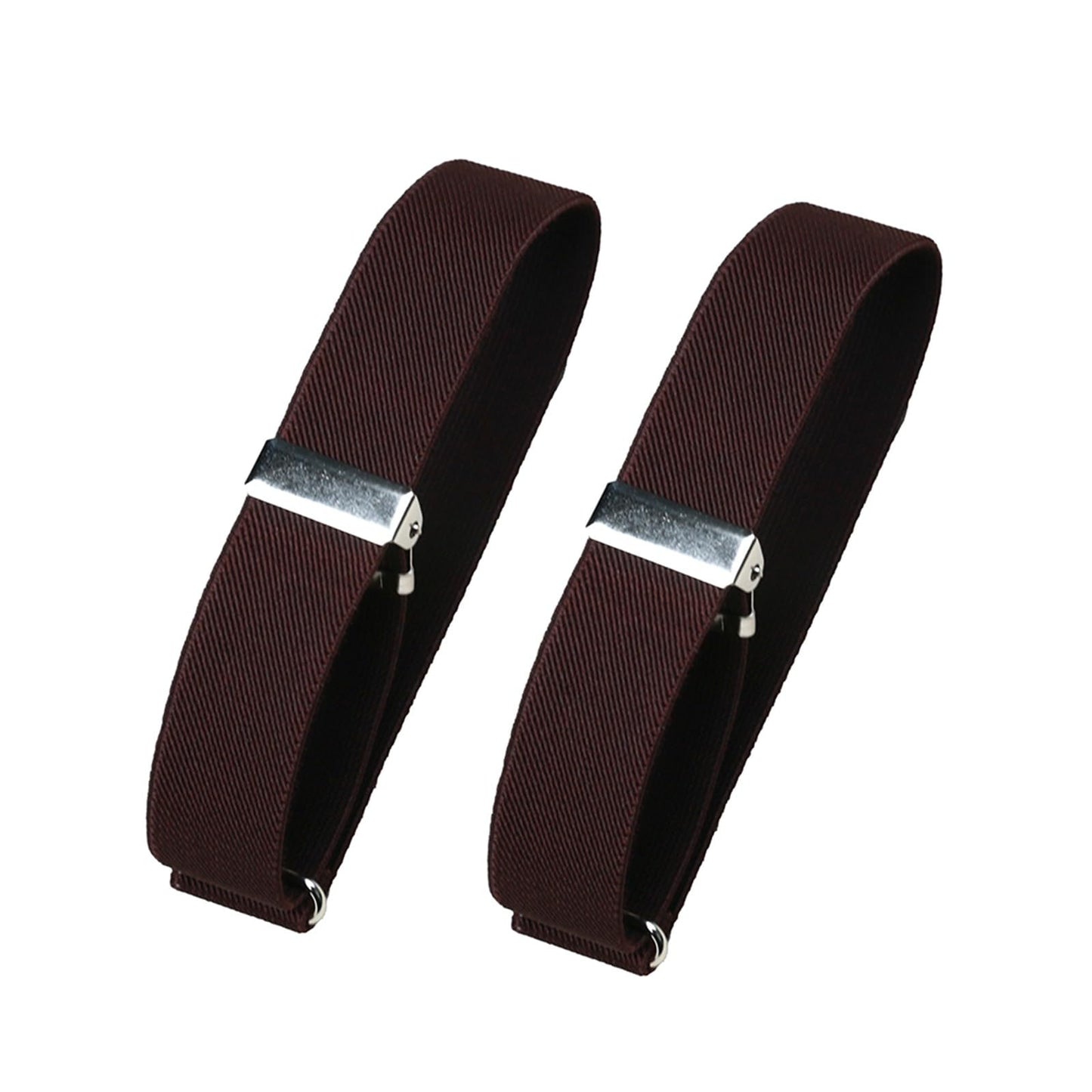 Classic Sleeve Garters (Brown, 1 inch)