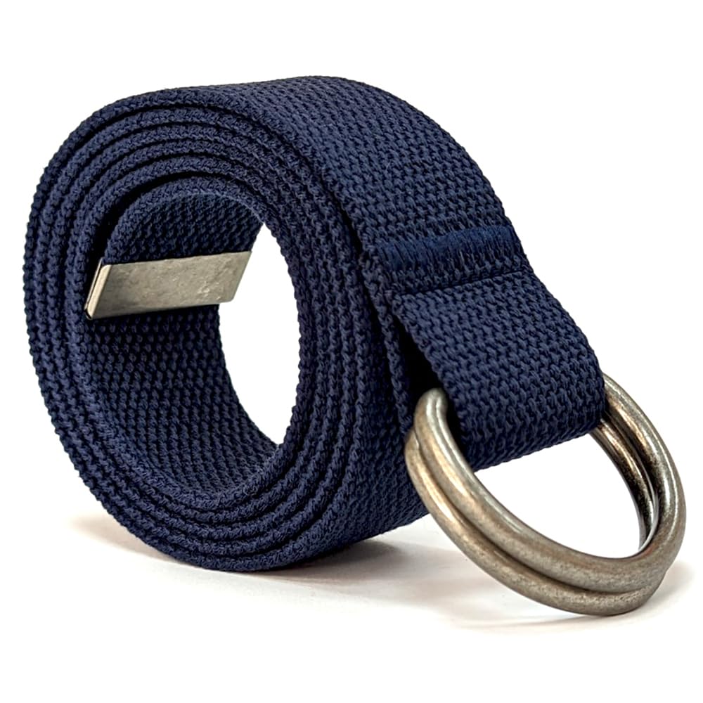 Canvas D-Ring Belt 1½" (Navy)