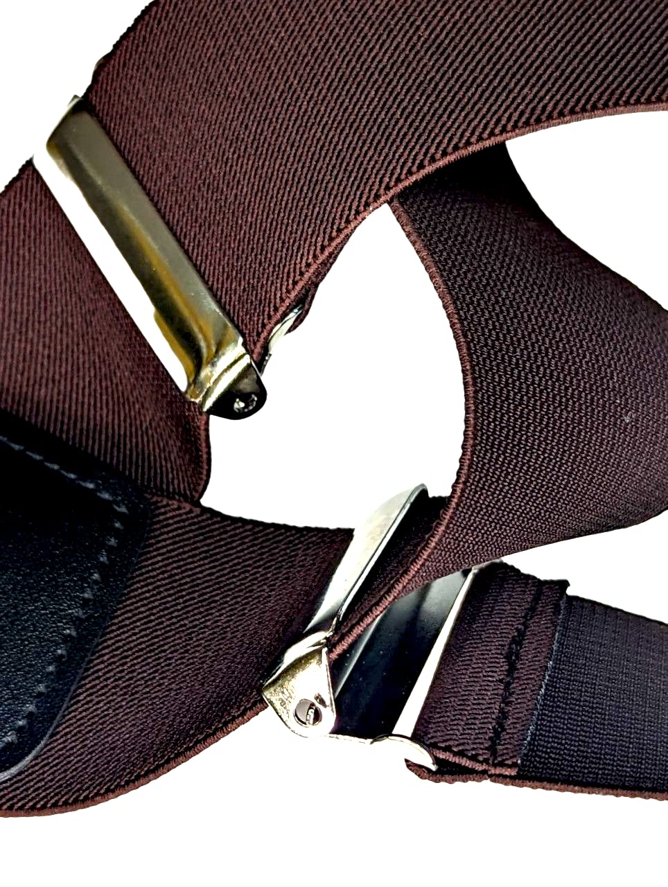 Heavy Duty X-Back Suspenders 2" (Brown)