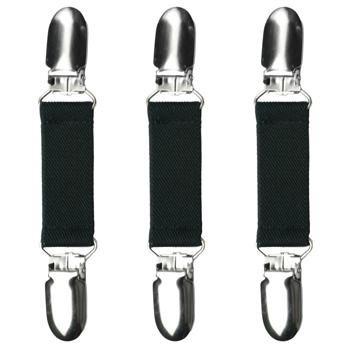 Glove Clips (3-Pack) (Black, 1 inch)