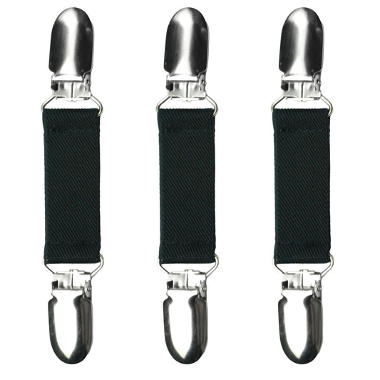 Glove Clips (3-Pack) (Black, 1 inch)