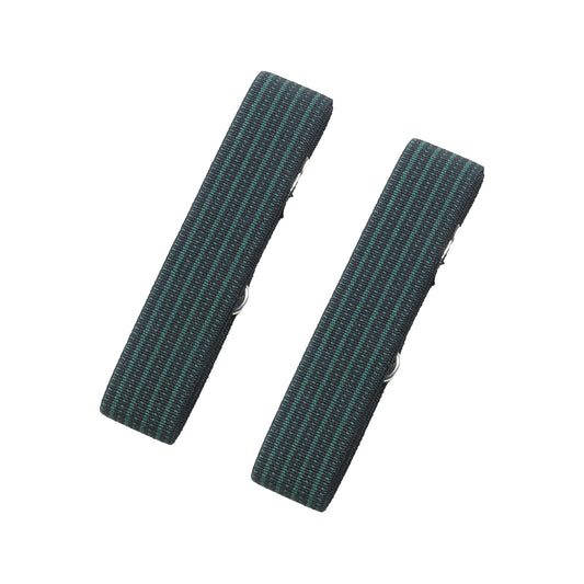 Classic Sleeve Garters (Green Grain Pattern, 3/4 inch)