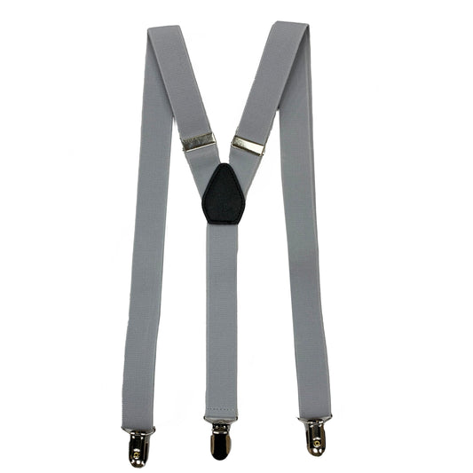 Y-Back Suspenders 1" (Gray)