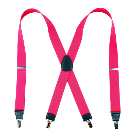 X-Back Suspenders 1½" (Pink)