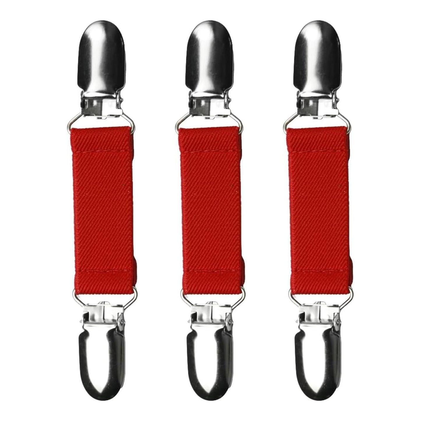 Glove Clips (3-Pack) (Red, 3/4 inch)