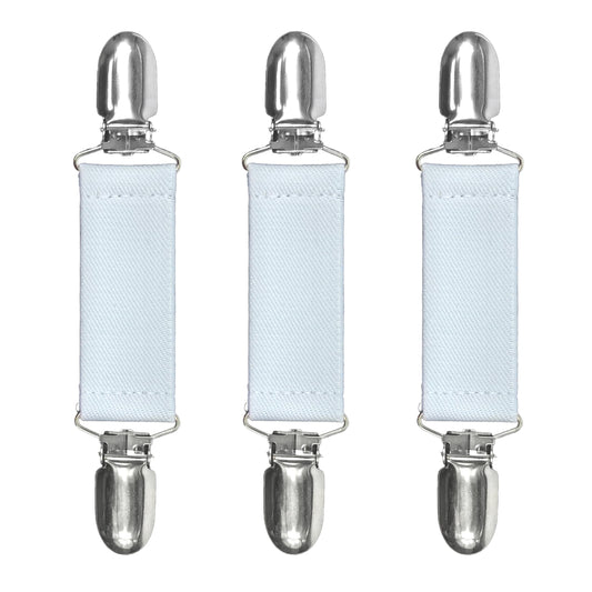 Glove Clips (3-Pack) (White, 1 inch)