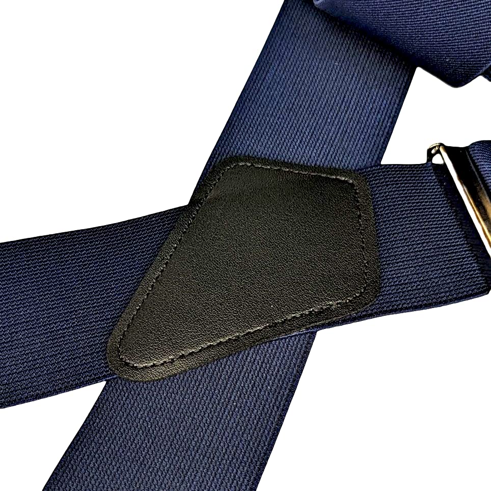 Heavy Duty X-Back Suspenders 2" (Navy)