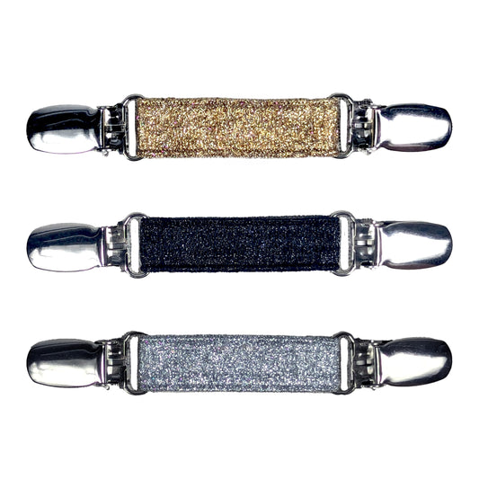Glove Clips (3-Pack) (Glitter, 5/8 inch)